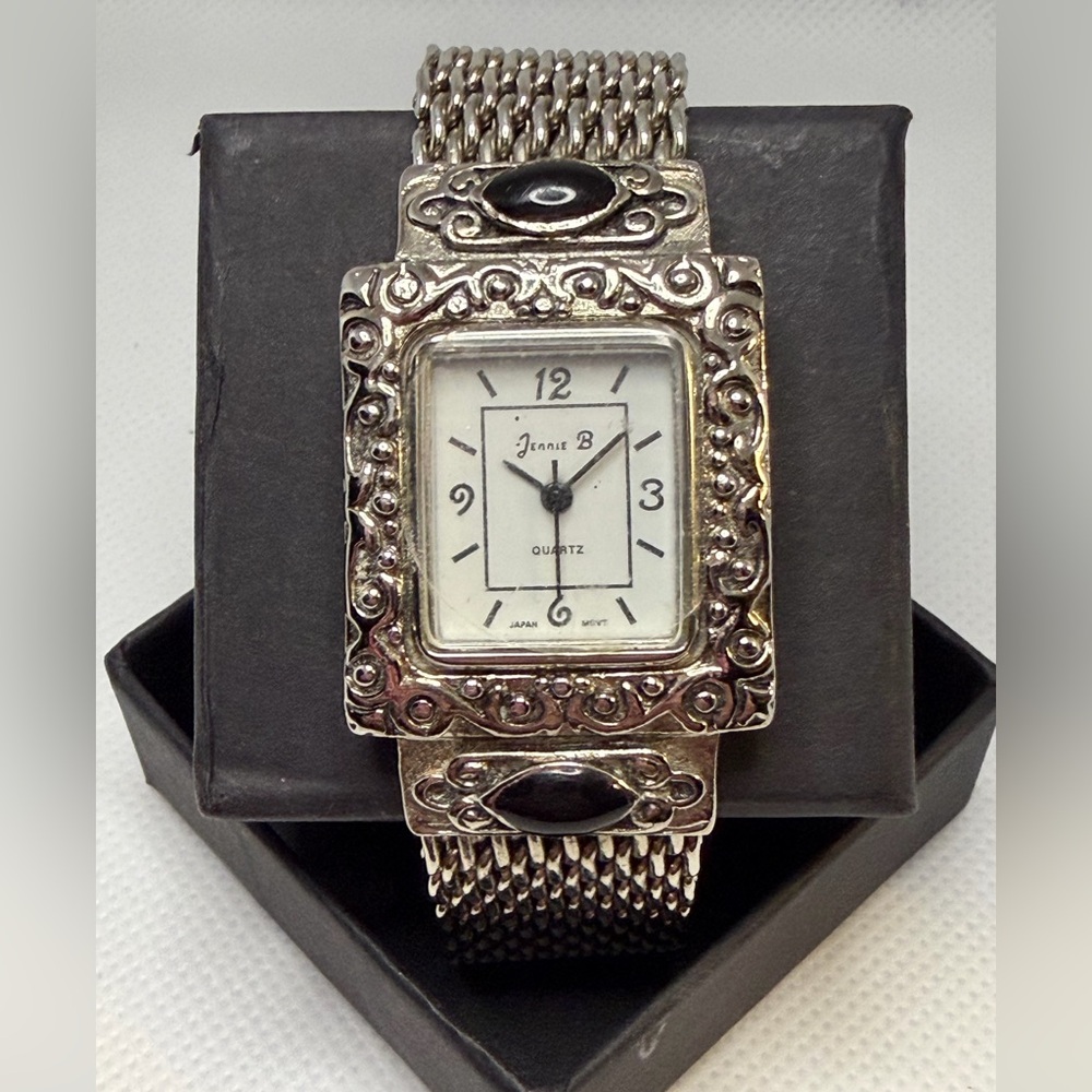 Silver Ornate Quartz Watch